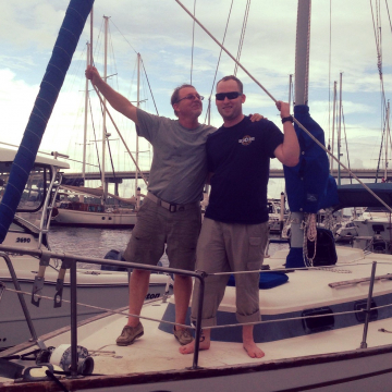 Luckydog&#039;s arrival to Johns Island from Bellhaven, N.C.